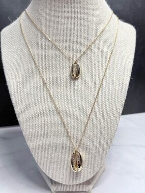 🚨3 for $15🚨 Gold Tone Cowrie Shell Layered Necklace